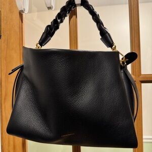Coccinelle Boheme Black Leather Bag
